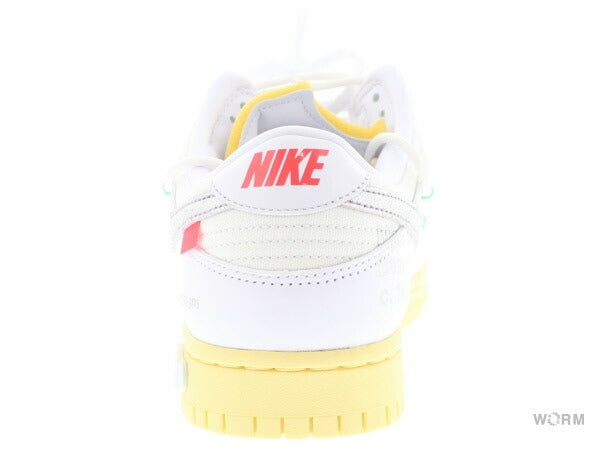 【US8】 NIKE DUNK LOW LOT1 OFF-WHITE 1 OF 50 1 DM1602-127 【DS】