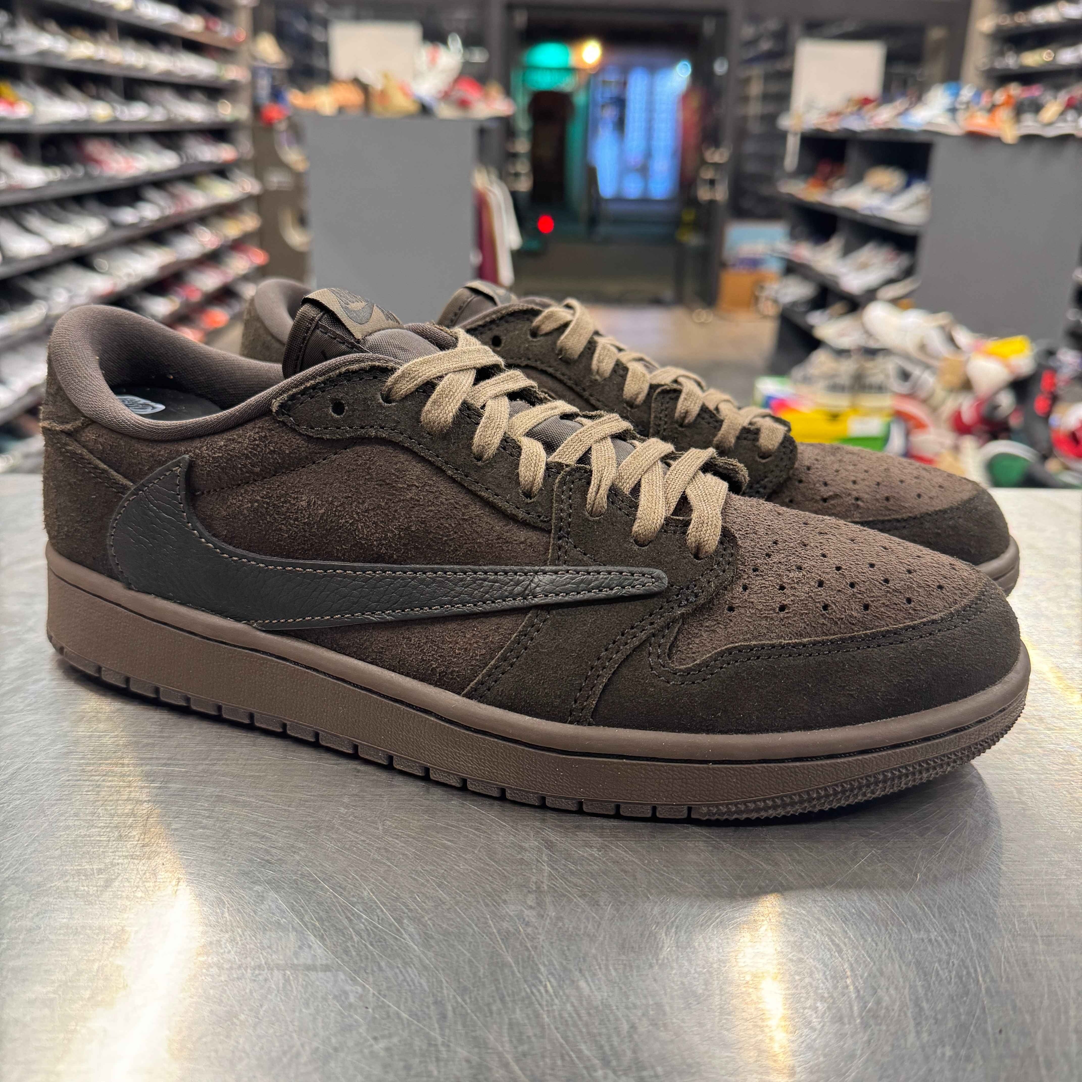 【US9.5】 AIR JORDAN 1 LOW OG SP TRAVIS SCOTT DM7866-202 【USED】