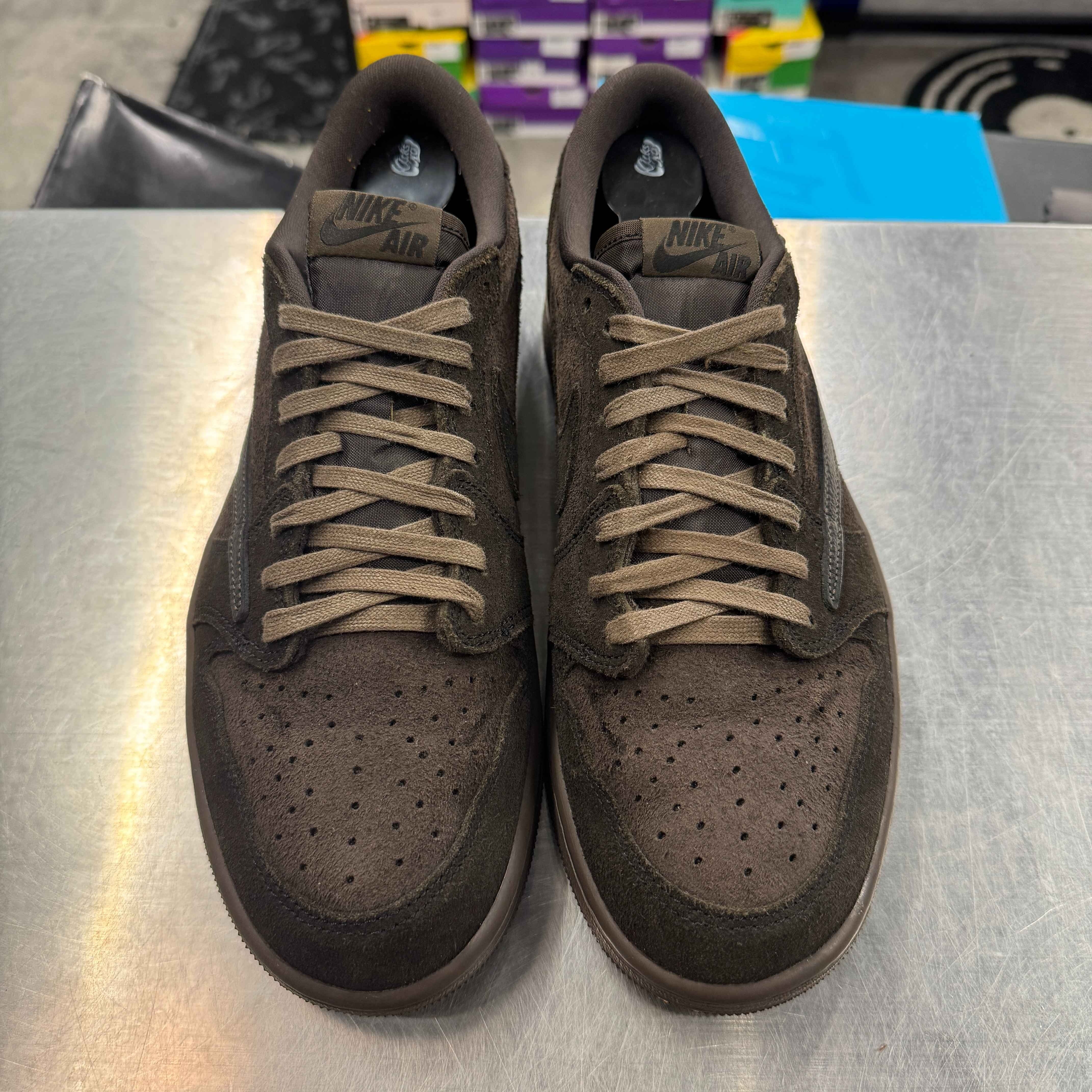 【US9.5】 AIR JORDAN 1 LOW OG SP TRAVIS SCOTT DM7866-202 【USED】