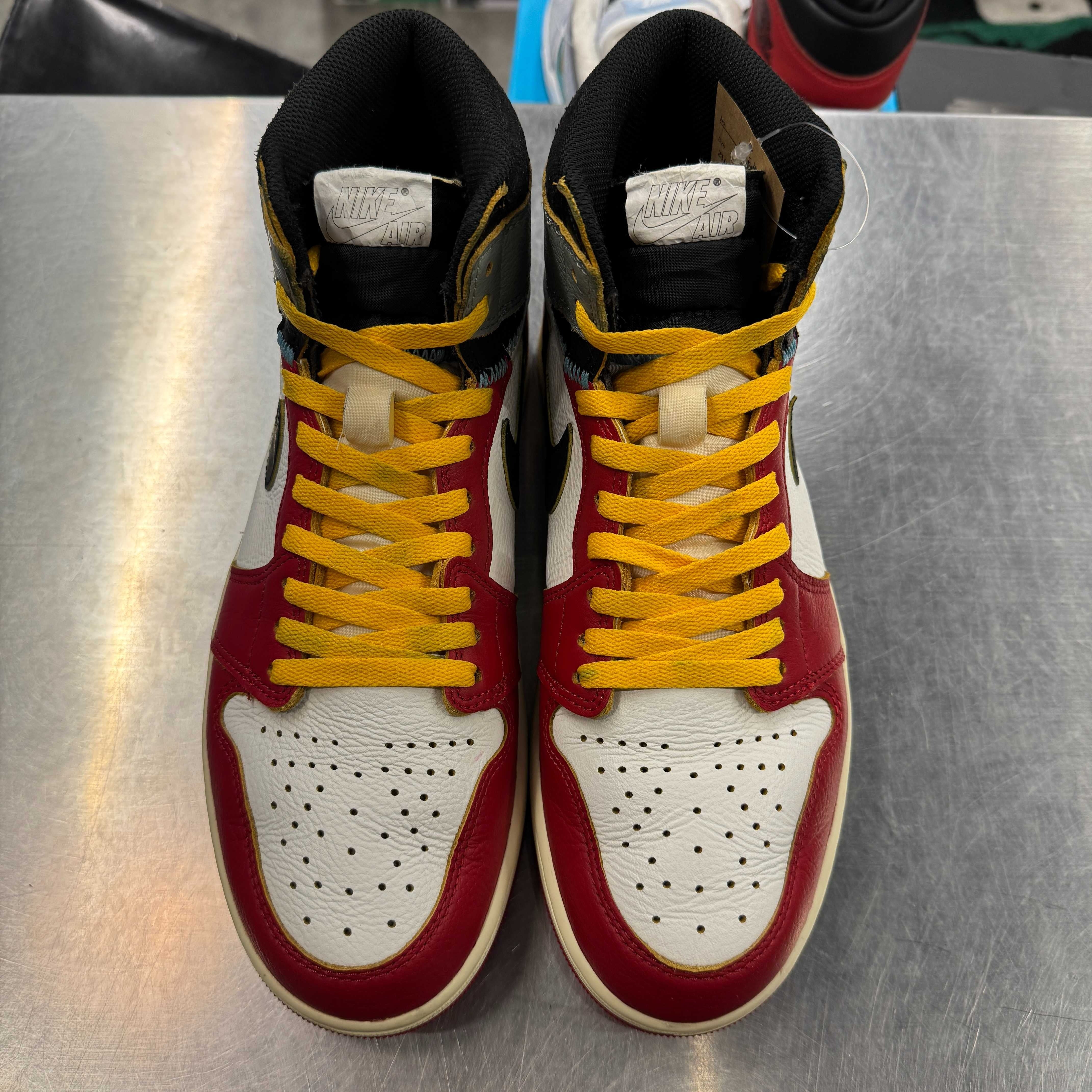 【US10】 AIR JORDAN 1 RETRO HIGH OG UNION HV8563-600 【USED】
