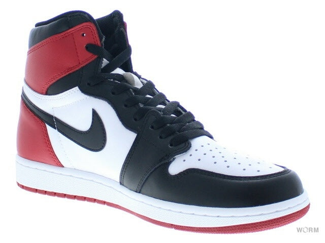 【US9.5】 AIR JORDAN 1 RETRO HIGH OG Black Toe 555088-125 【DS】