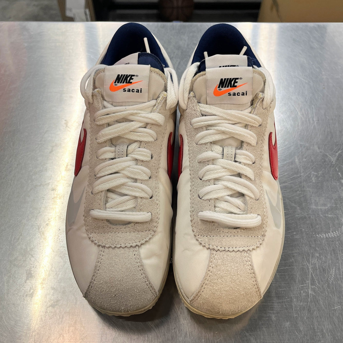 【US10】 NIKE ZOOM CORTEZ SP SACAI DQ0581-100 【USED】