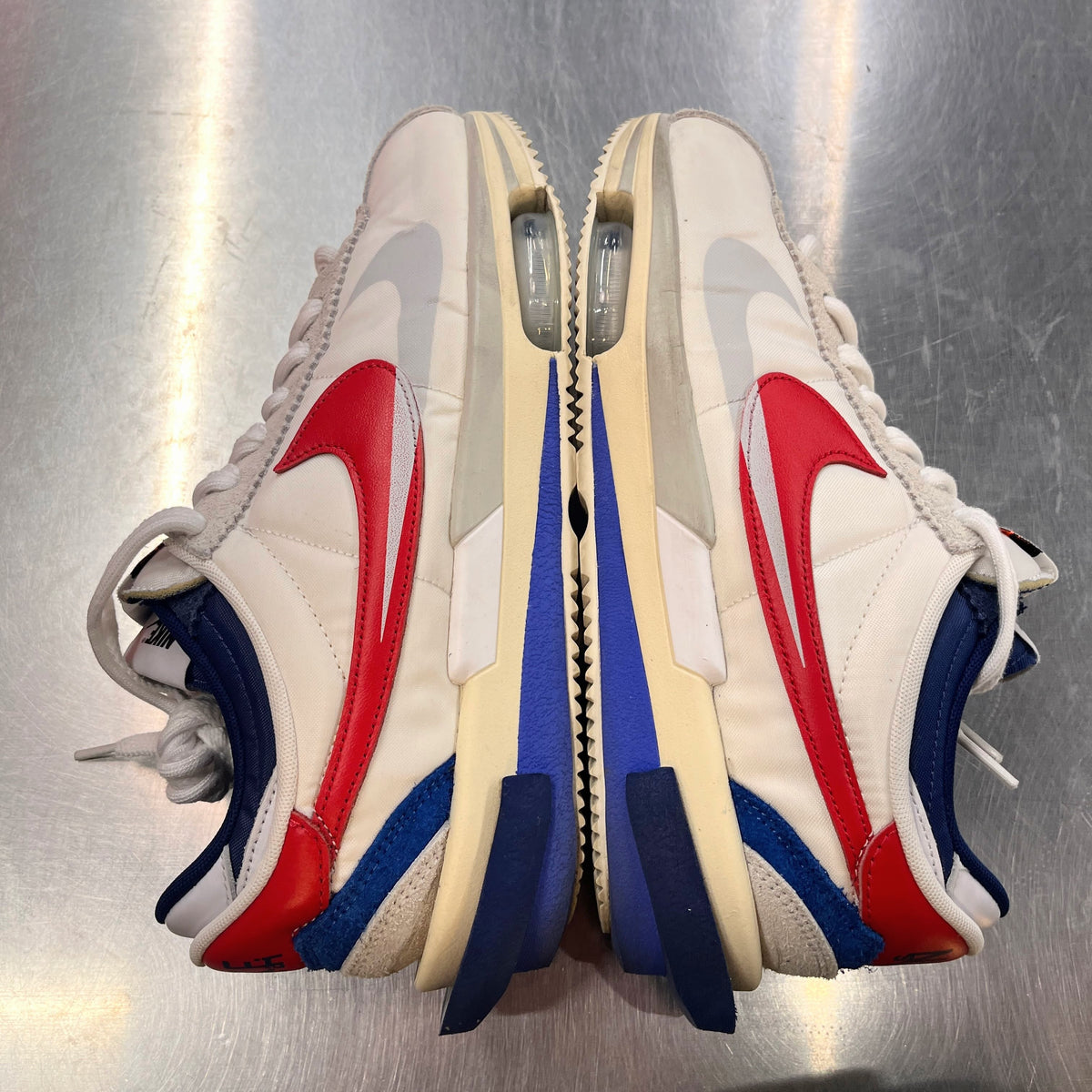 【US10】 NIKE ZOOM CORTEZ SP SACAI DQ0581-100 【USED】