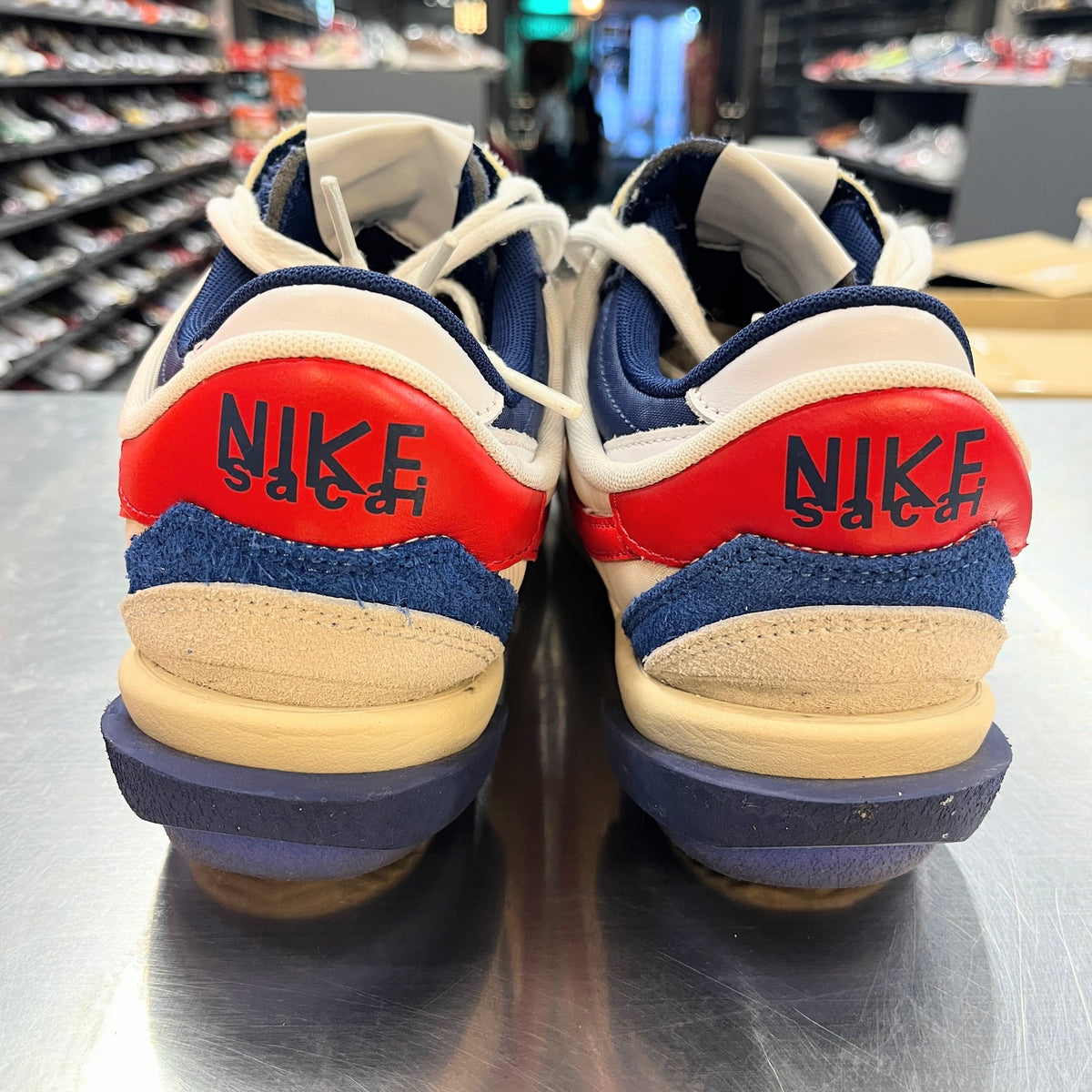 【US10】 NIKE ZOOM CORTEZ SP SACAI DQ0581-100 【USED】
