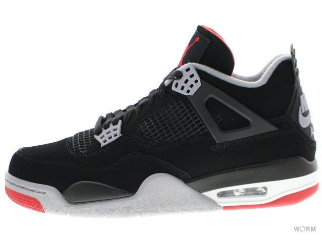【US7】 AIR JORDAN 4 RETRO BRED 308497-060 【DS】