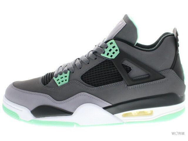 【US11】 AIR JORDAN 4 RETRO Green Glow 308497-033 【DS】