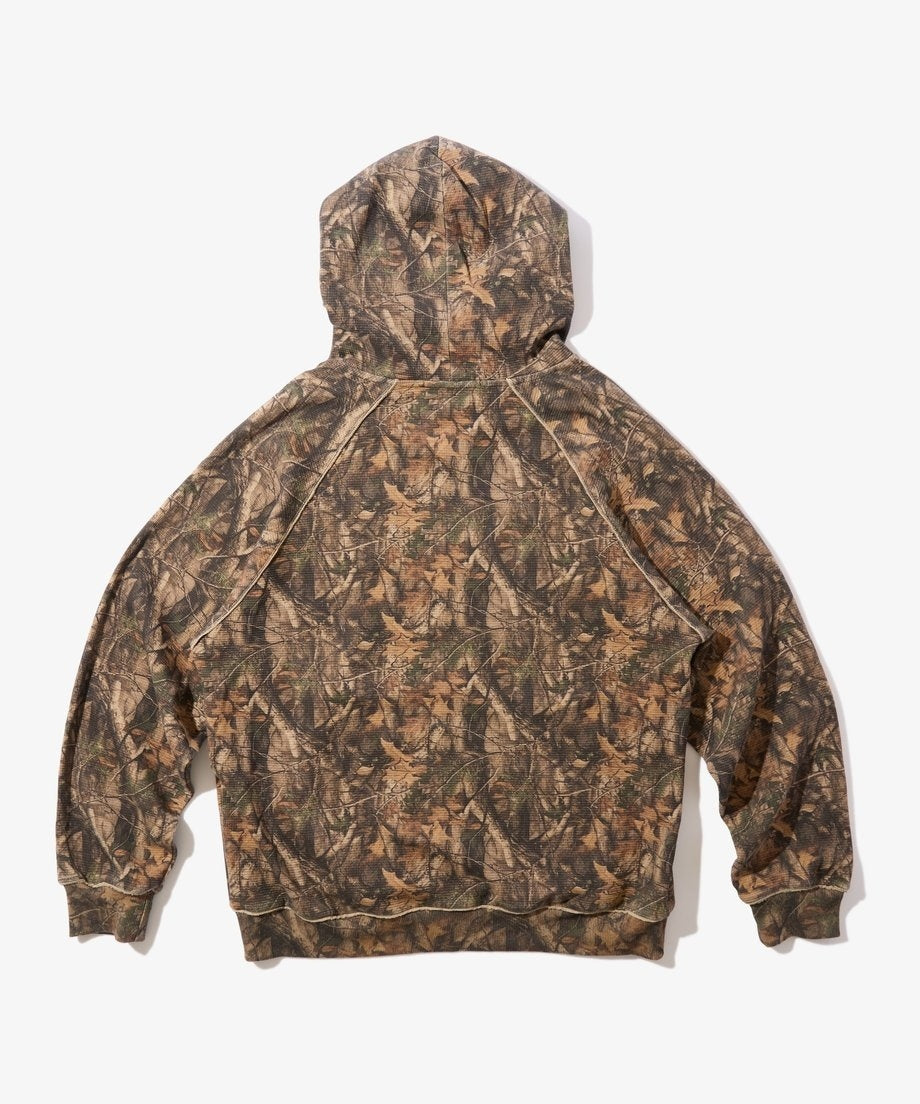 Diaspora skateboards Dry Waffle Full Zip Hoodie Realtree Camo L