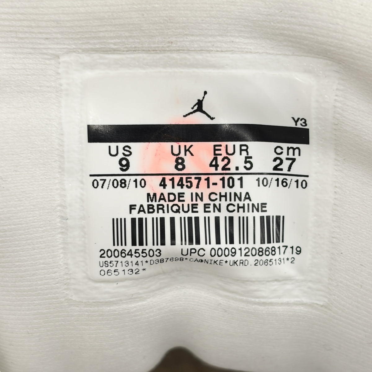 【US9】 AIR JORDAN 13 RETRO 414571-101 【DS】