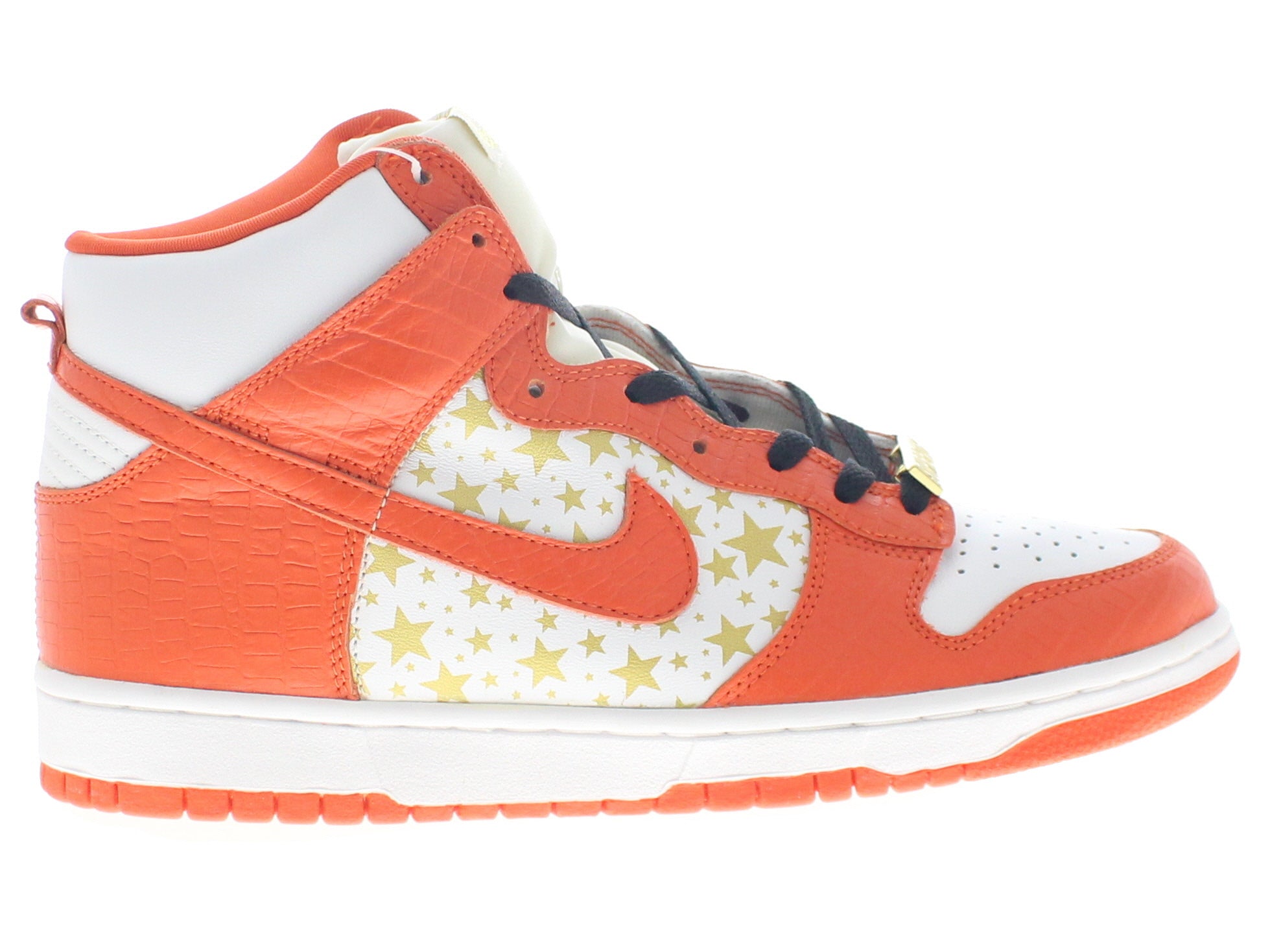 Supreme × Nike SB Dunk High "Orange Stars"