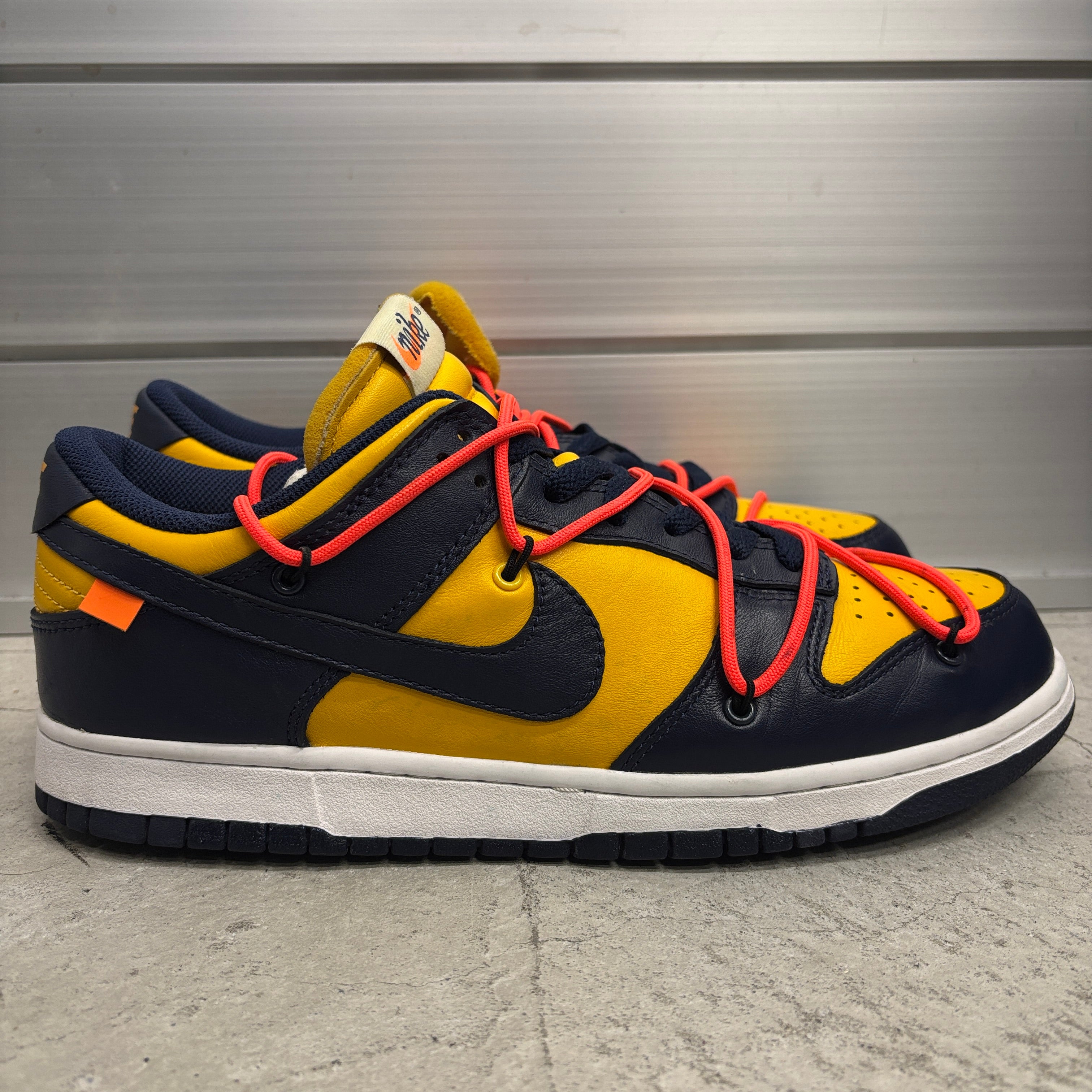 【US10】DUNK LOW LTHR / OW CT0856-700【USED】