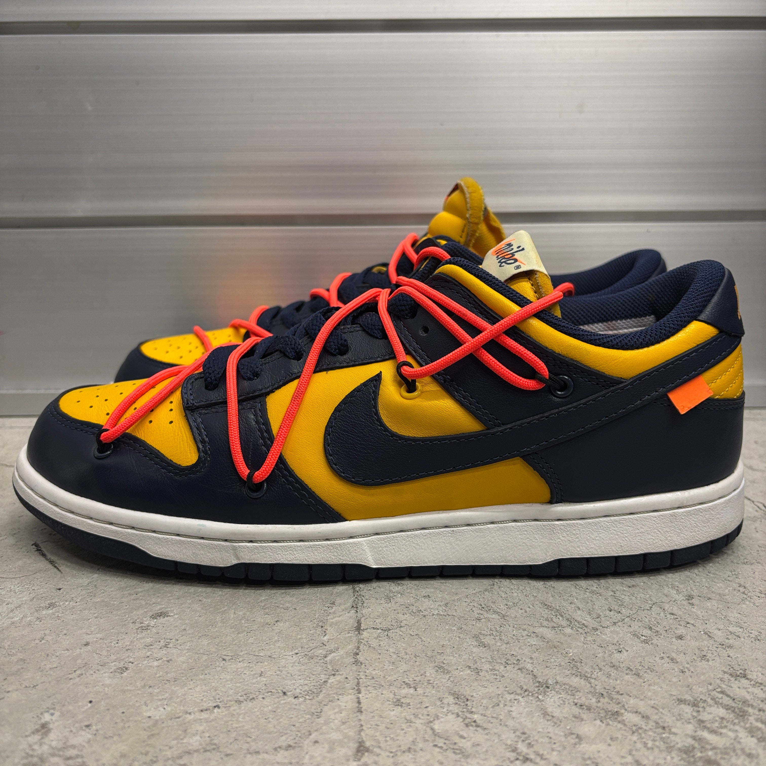 【US10】DUNK LOW LTHR / OW CT0856-700【USED】