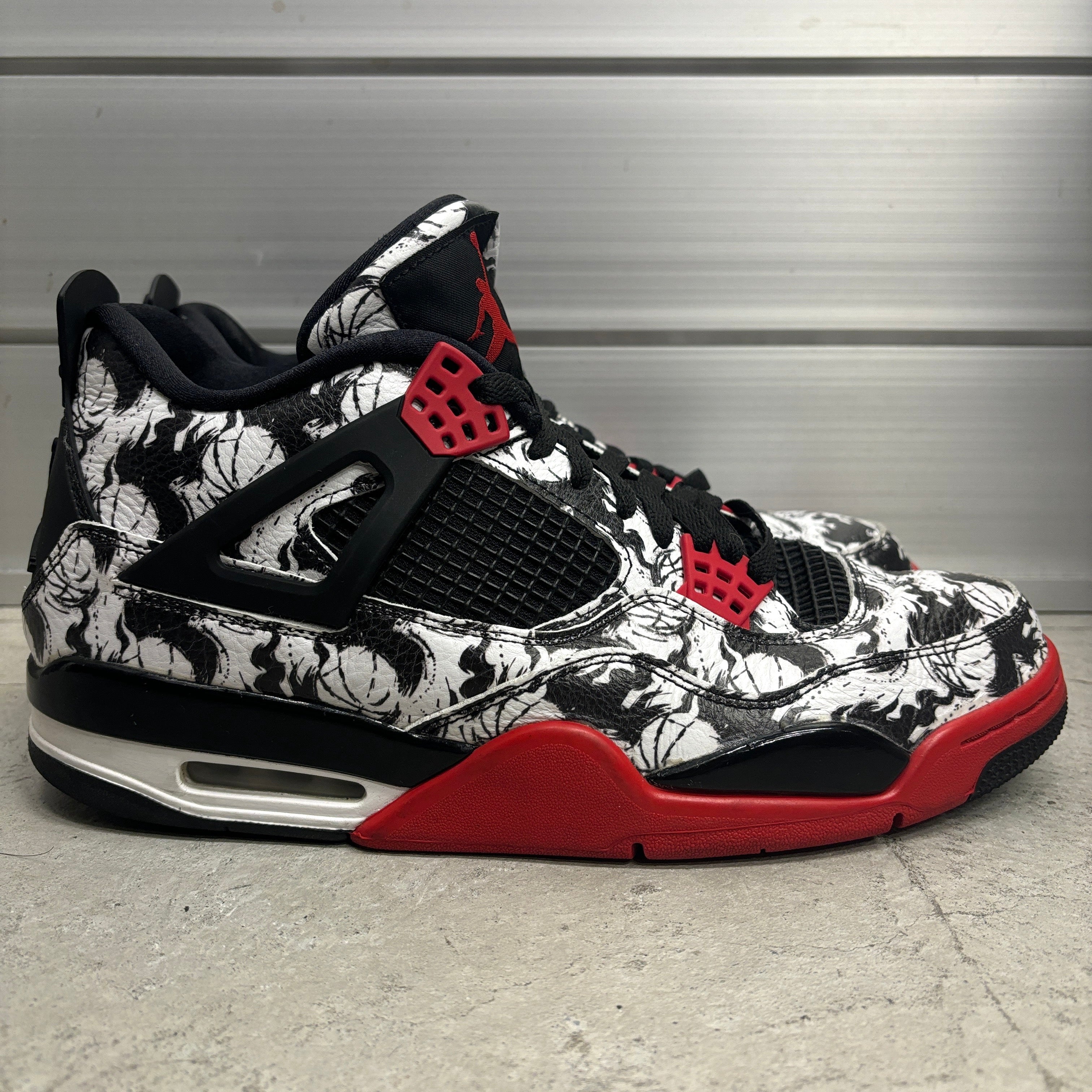 【US10.5】AIR JORDAN 4 RETRO SNGLDY BQ0897-006【USED】